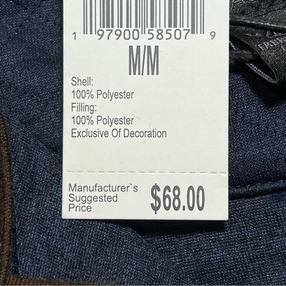 Magaschoni Quilted 1/4 Zip Pullover Sweater Mens Size Large Blue NWT - Picture 6 of 13